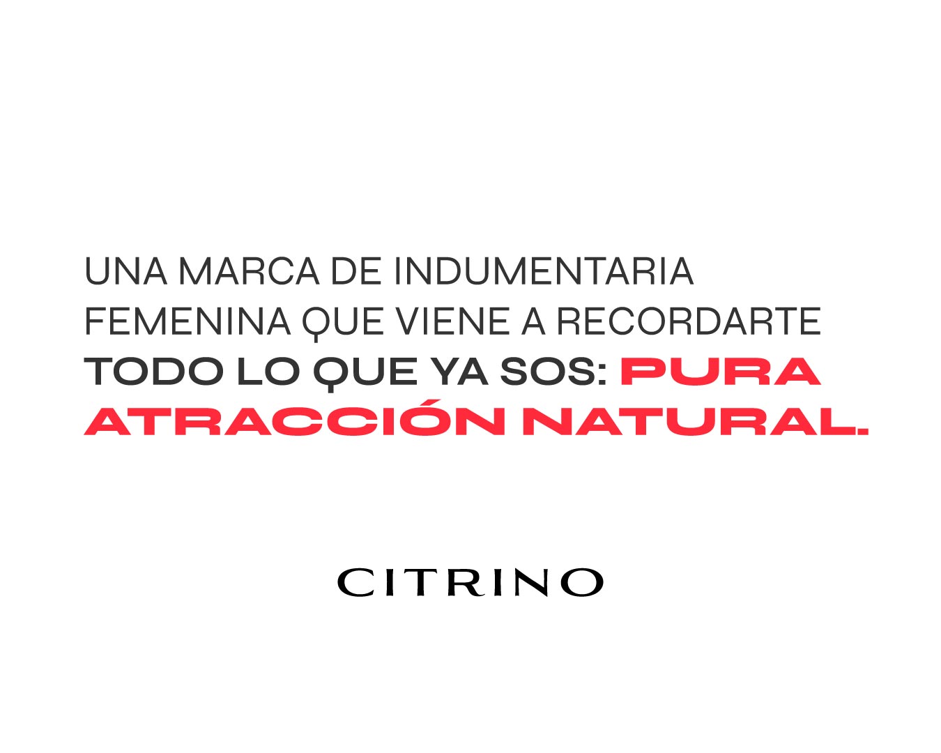 Citrino. Mensaje de Marca.